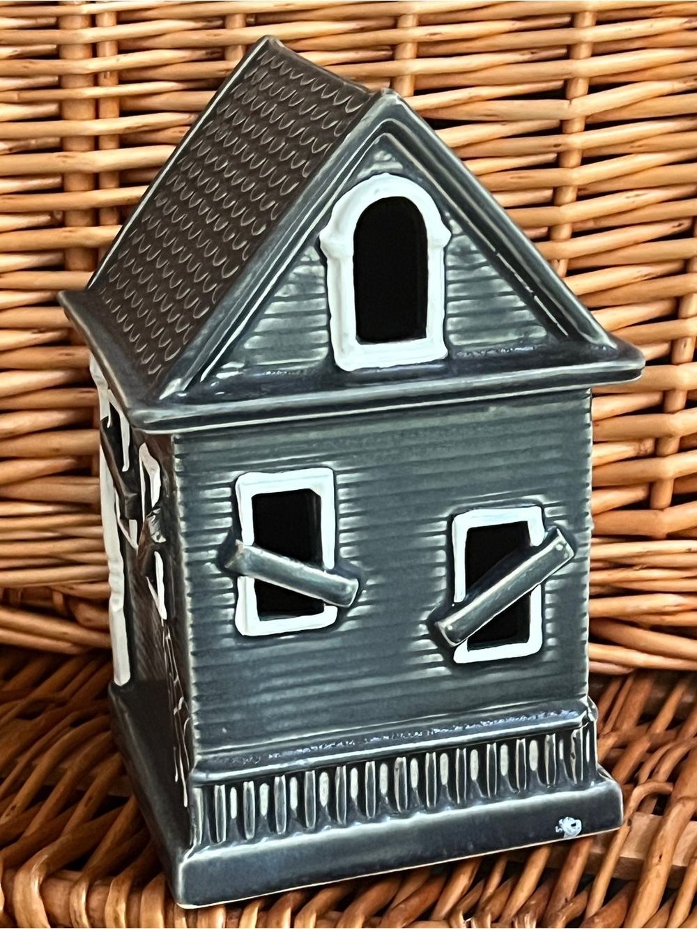 Pottery Barn Haunted House Ceramic Small
